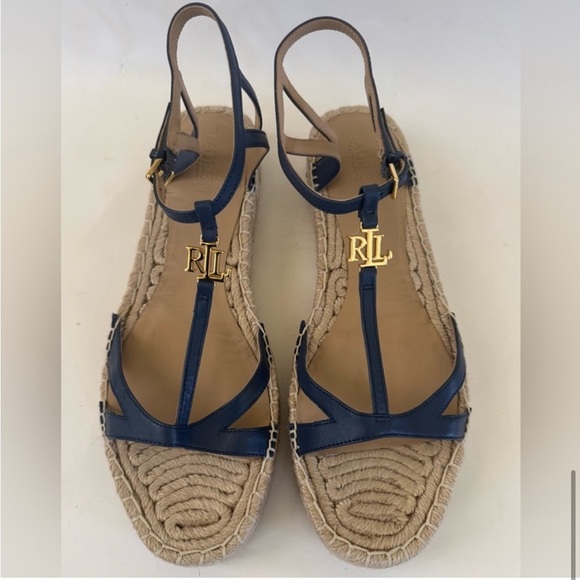Lauren Ralph Lauren Payton Platform Espadrille
Sandal, Indigo Dusk, Size 9, NWOT - Picture 7 of 12